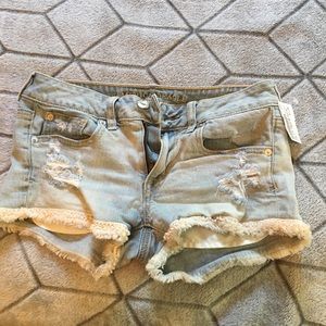 mercian eagle jean shorts